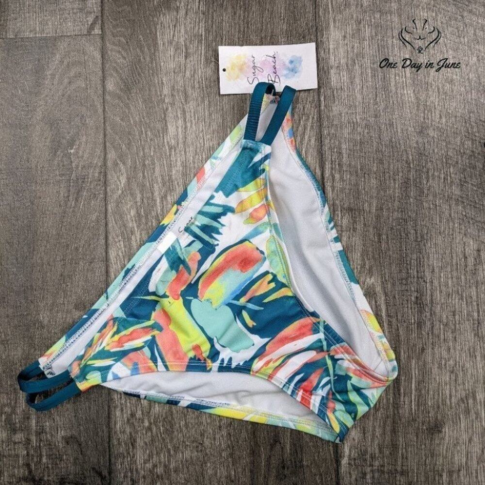 Sugar Beach Tropical Bikini Bottom Size XS